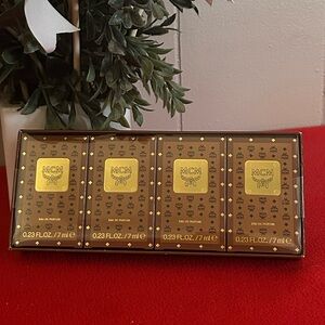 MCM Brown and Gold Perfume Collection set